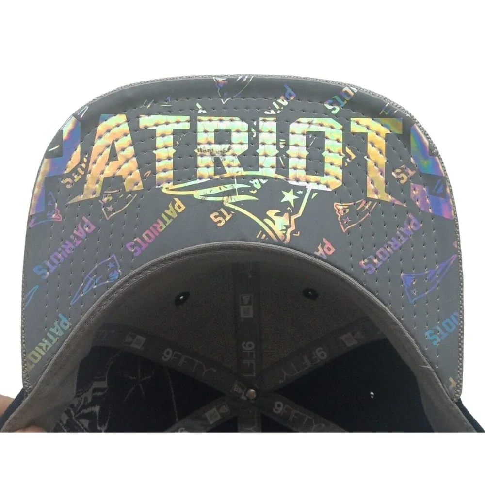 New‎ England Patriots 59 Fifty Snap Back Super Bowl 51 Patch Cap Hologram Hat